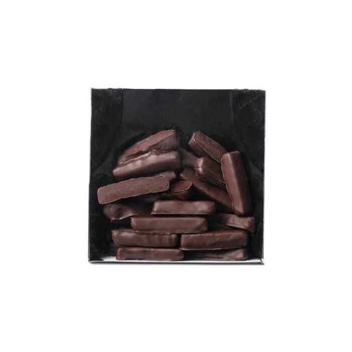 Gekonfijte gember - pure chocolade