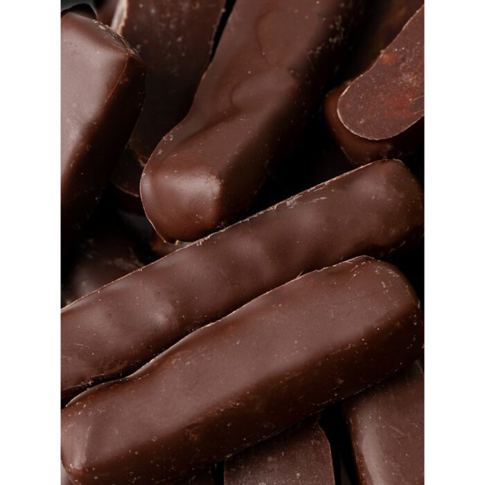 Gekonfijte gember - pure chocolade