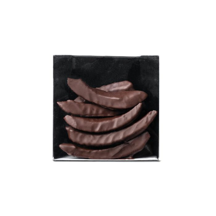 Gekonfijte sinaasappel - pure chocolade