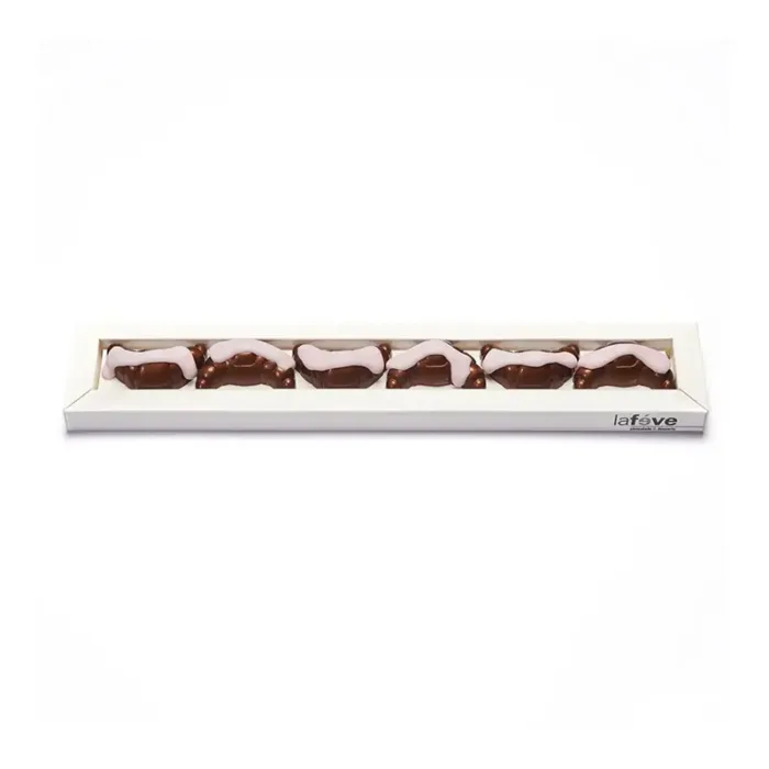 Transparant doosje Chocopouce bonbons