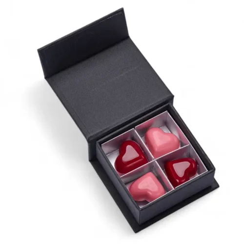 Exclusief magneetdoosje 4 st. Sakura hartjes