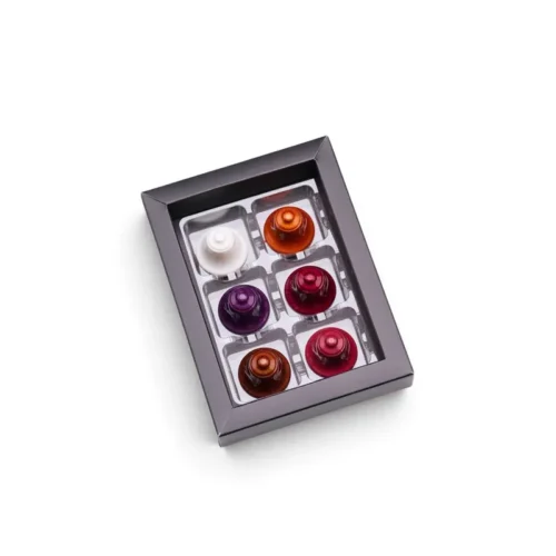 Ge-Airbrushte Jingle Bells Kerstklokjes 6 stuks