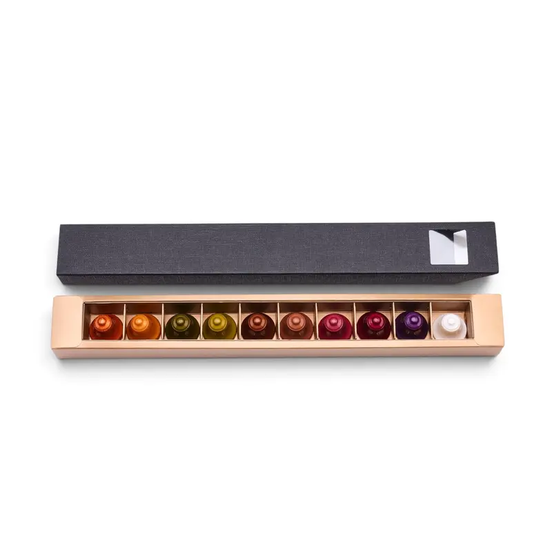 Luxe Doosje 10 stuks Ge-Airbrushte Kerstklokjes
