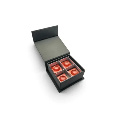 Magneetdoosje 4 stuks Sinaasappel Taai Taai Bonbons
