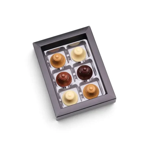Praline Kerstklokjes 6 stuks